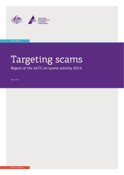 Targeting scams