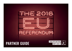 EU Referendum partner guide