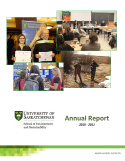 Annual Report - University of Saskatchewan