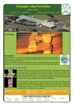 22 November 2016 - St Joseph`s