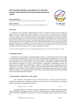 The Gutenberg-Richter and similar laws and their relation with
