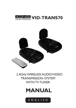 manual vid-trans70 ENG:manual vid-trans70 ENG