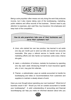 Being a sole proprietor often means not only doing the