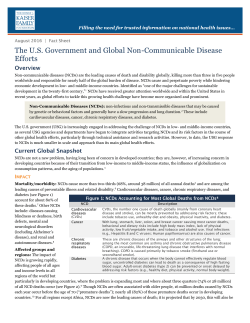 The U.S. Government and Global Non