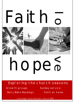 Exploring the church seasons