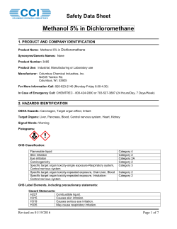 Methanol 5% in Dichloromethane