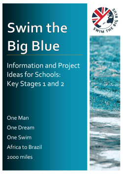factsheet - Swim The Big Blue