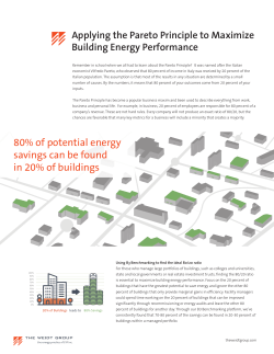 80% of potential energy savings can be found in 20% of buildings