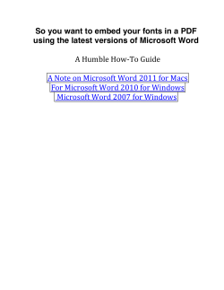 So you want to embed your fonts in a PDF using the latest versions