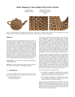 Relief Mapping of Non-Height-Field Surface