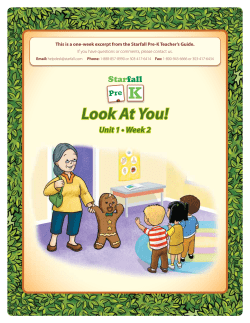 Starfall Pre-K Teacher`s Guide
