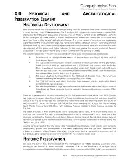 Historical and Archaeological Preservation Element