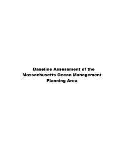 Baseline Assessment of the Massachusetts Ocean Management