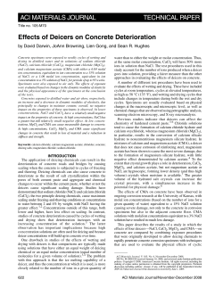 American Concrete Institute Tech Paper 105-M70