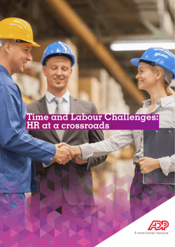 Time and Labour Challenges: HR at a crossroads