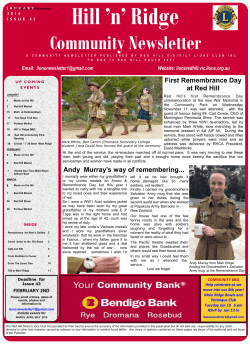 Hill `n` Ridge - Red Hill District Lions Club