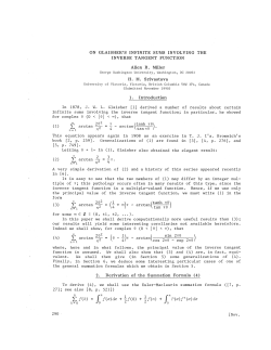 ON GLAISHER`S INFINITE SUMS INVOLVING THE INVERSE