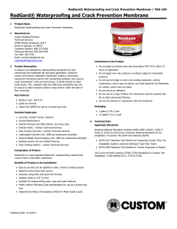 RedGard - Custom Building Products