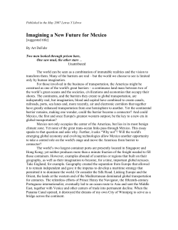 Mexico Isthmus Project