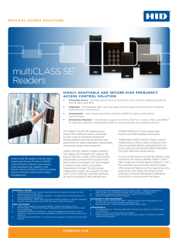 multiCLASS SE&reg; Readers