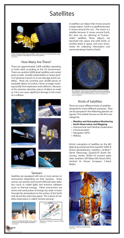 How Many Are There? Kinds of Satellites Sensors
