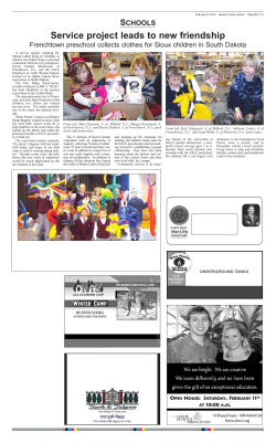 Service project leads to new friendship