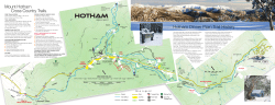 Mount Hotham Cross Country Trails. Hotham Dinner Plain Trail History