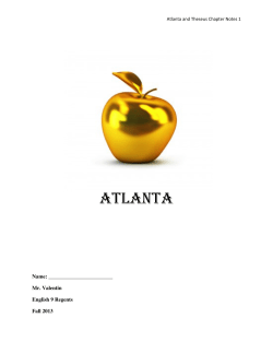 atlanta - Mr. Valentin`s Web Page