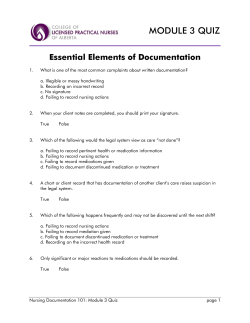 Mod. 3 Quiz II - Study with CLPNA