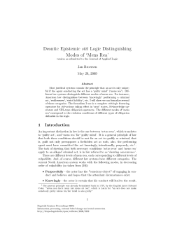 Deontic Epistemic stit Logic Distinguishing Modes of `Mens Rea`