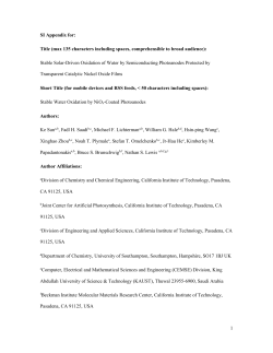 SI Appendix for: Title (max 135 characters including spaces