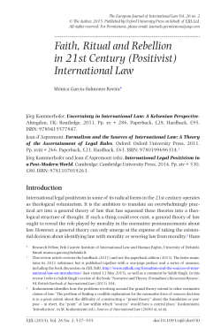 Faith, Ritual and Rebellion in 21st Century