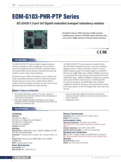EOM-G103-PHR-PTP Series