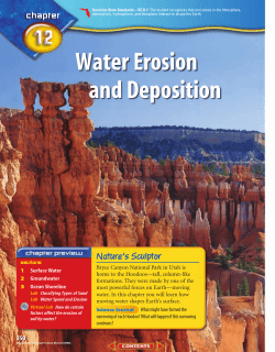 Chapter 12: Water Erosion and Deposition - Ocala-CHC