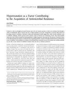 Hypermutation as a Factor Contributing to the Acquisition of
