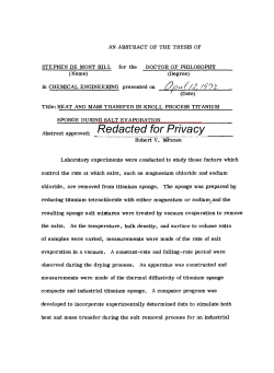 Heat and mass transfer in Kroll process titanium sponge during salt