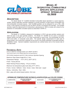 GL5608 - Globe Sprinkler