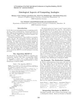Ontological Aspects of Computing Analogies