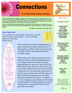 Move Your Feet! The world tries to spoil everything