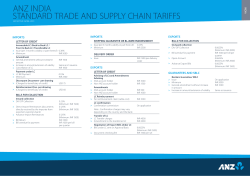 Schedule of charges (PDF 180kB)
