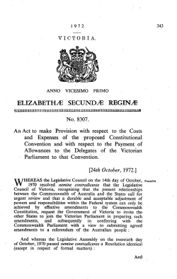 ELIZABETHS SECUNDS REGINS No. 8307. An Act to
