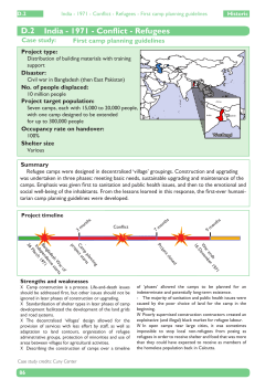 India - 1971 - Conflict - Disaster Assessment Portal