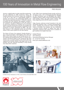 100 Years of Innovation in Metal Flow Engineering