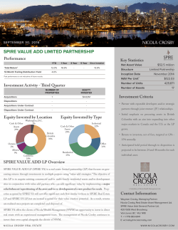 spire value add limited partnership