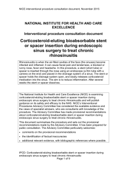 Corticosteroid-eluting bioabsorbable stent or spacer insertion