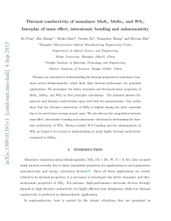 Thermal conductivity of monolayer MoS2, MoSe2, and WS2