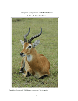 4. Long Term Changes at Toro-Semliki Wildlife Reserve R. Patrick