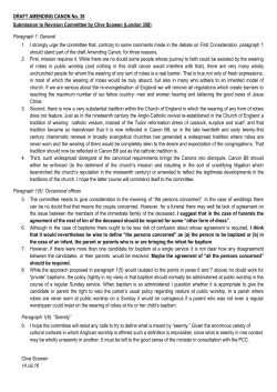 Clive Scowen - The Church of England