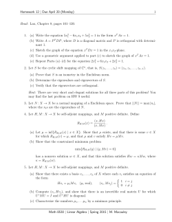 Homework 12 | Due April 20 (Monday) - Clemson-MATH