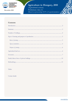Agricultural census - Food and Agriculture Organization of the